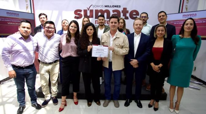 Dirigencia Nacional de Morena designa a Rafa Fararoni como promotor de la Cuarta Transformación en San Andrés Tuxtla