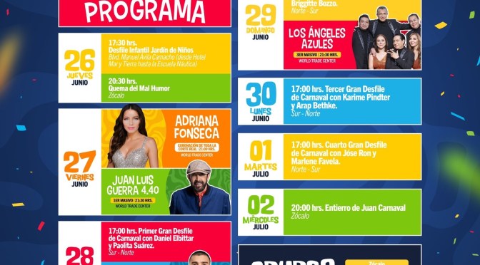 Por clima actualizan programa de actividades del Carnaval de Veracruz 2025