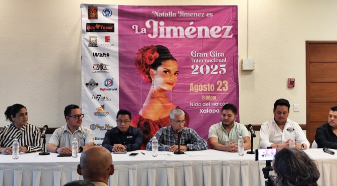 Presentan concierto de Natalia Jiménez en Xalapa