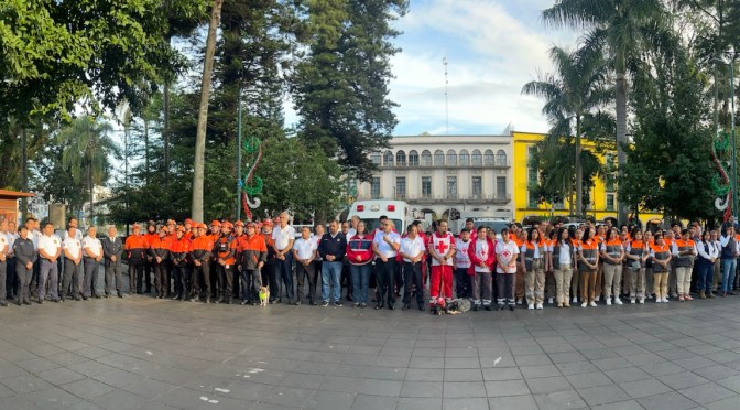Veracruz honra la solidaridad y valentía en el Día Nacional de la Protección Civil