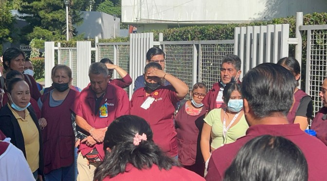 Trabajadores del CAE y otros hospitales denuncian a LEIH por adeudos y abandono