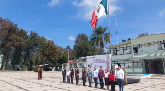 Ceremonia de Toma de Posesión y Protesta de Bandera en el 63/o. Batallón de Infantería