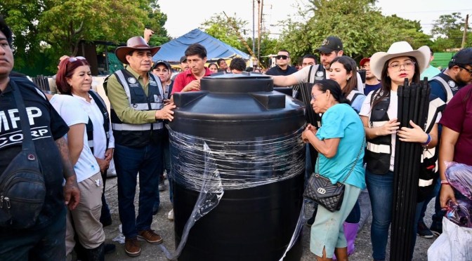 Intensifica Congreso entrega de apoyos a damnificados en el norte del estado