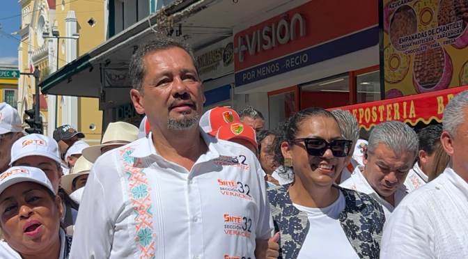 El Magisterio Veracruzano muestra su fuerza y unidad: Sección 32 del SNTE conmemora 29 años de la Marcha de la Unidad