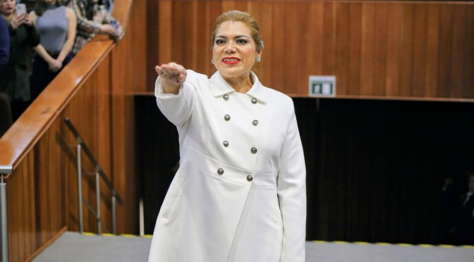 Con mayoría calificada, el Congreso nombra a Lisbeth Aurelia Jiménez Aguirre como Fiscal General del Estado