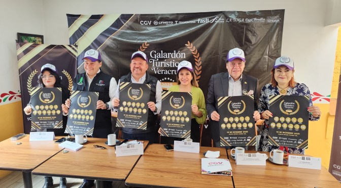 Lista la sexta edición del Galardón Turismo Veracruz 2025