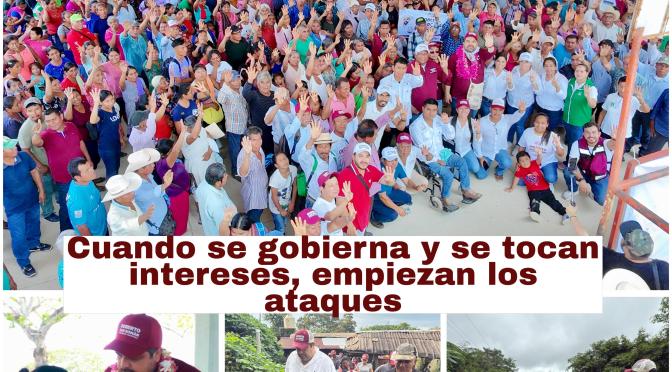 Cuando se gobierna y se tocan intereses, empiezan los ataques