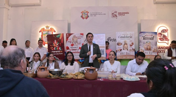 Presenta Gobierno de San Andrés Tuxtla cartelera artística, cultural, deportiva y gastronómica