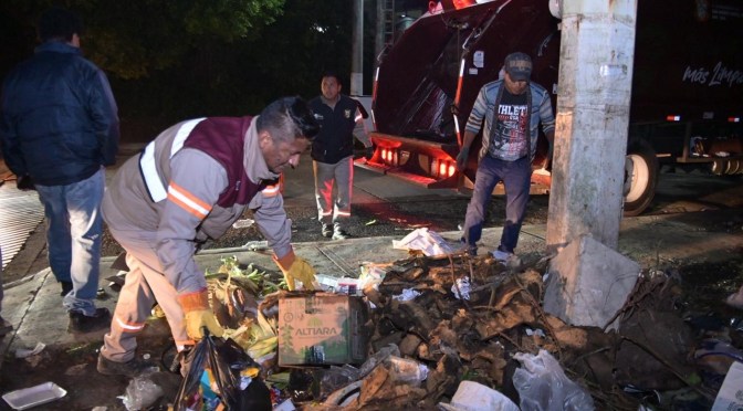 Horario de recolección de basura anunciado por el Gobierno Municipal continúa&nbsp;