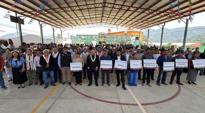 Un pueblo organizado afianza su progreso y bienestar: Gómez Cazarín