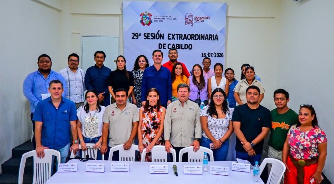 Instala Ayuntamiento de San Andrés Tuxtla el Consejo Municipal de Participación Escolar en la Educación