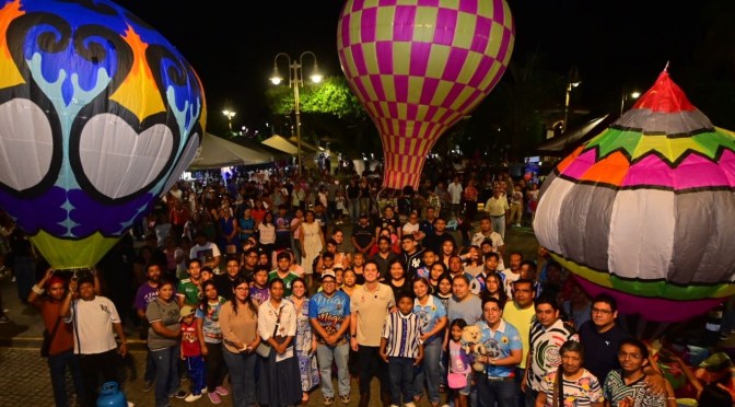San Andrés Tuxtla alista su Festival Internacional de Globos de Papel
